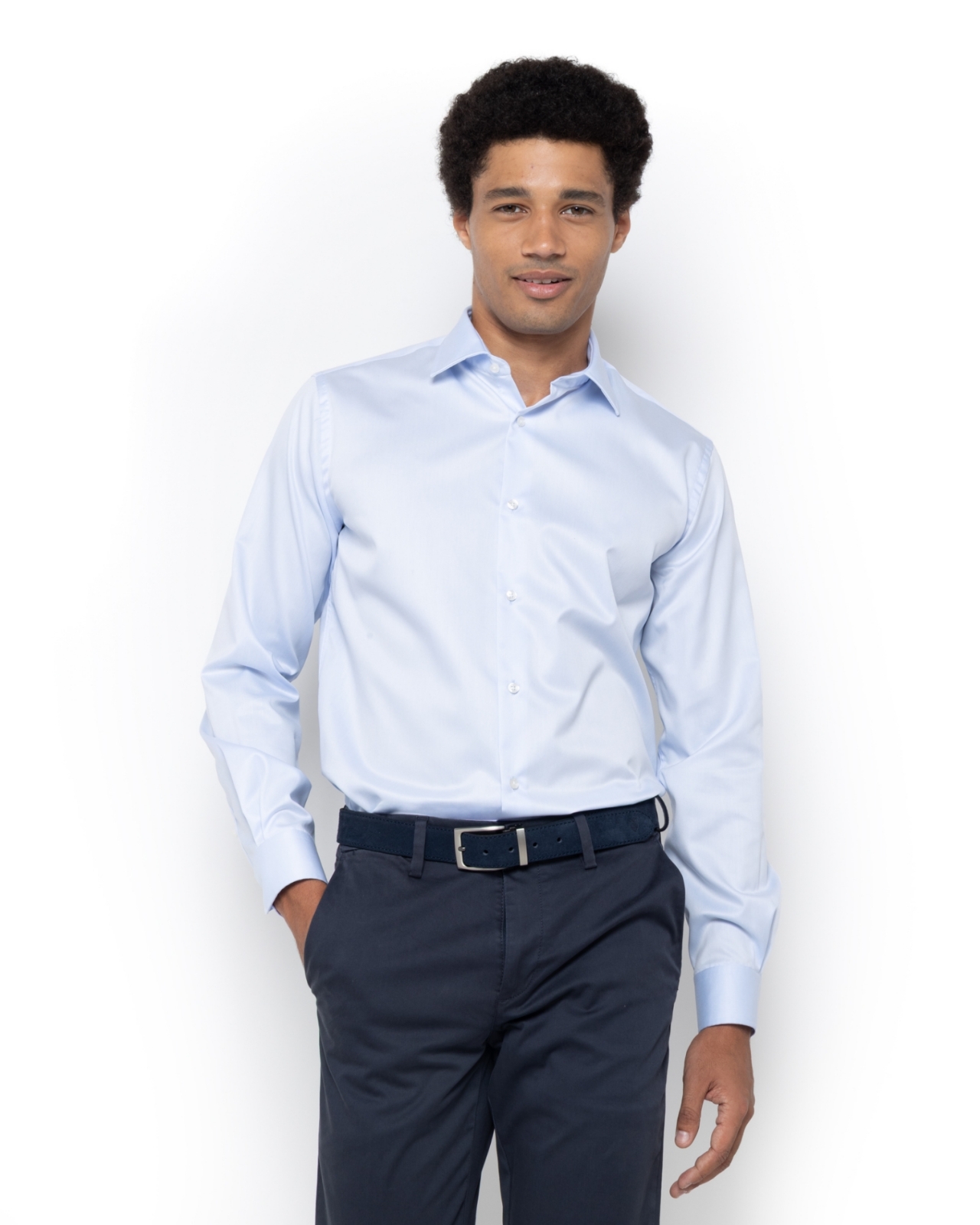 	ΠΟΥΚΑΜΙΣΟ TWILL CUSTOM ΓΑΛΑΖΙΟ