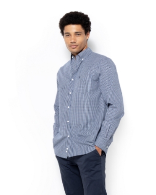 ΠΟΥΚΑΜΙΣΟ CHESTER ΠΟΠΛΙΝΑ ΜΠΛΕ thumb