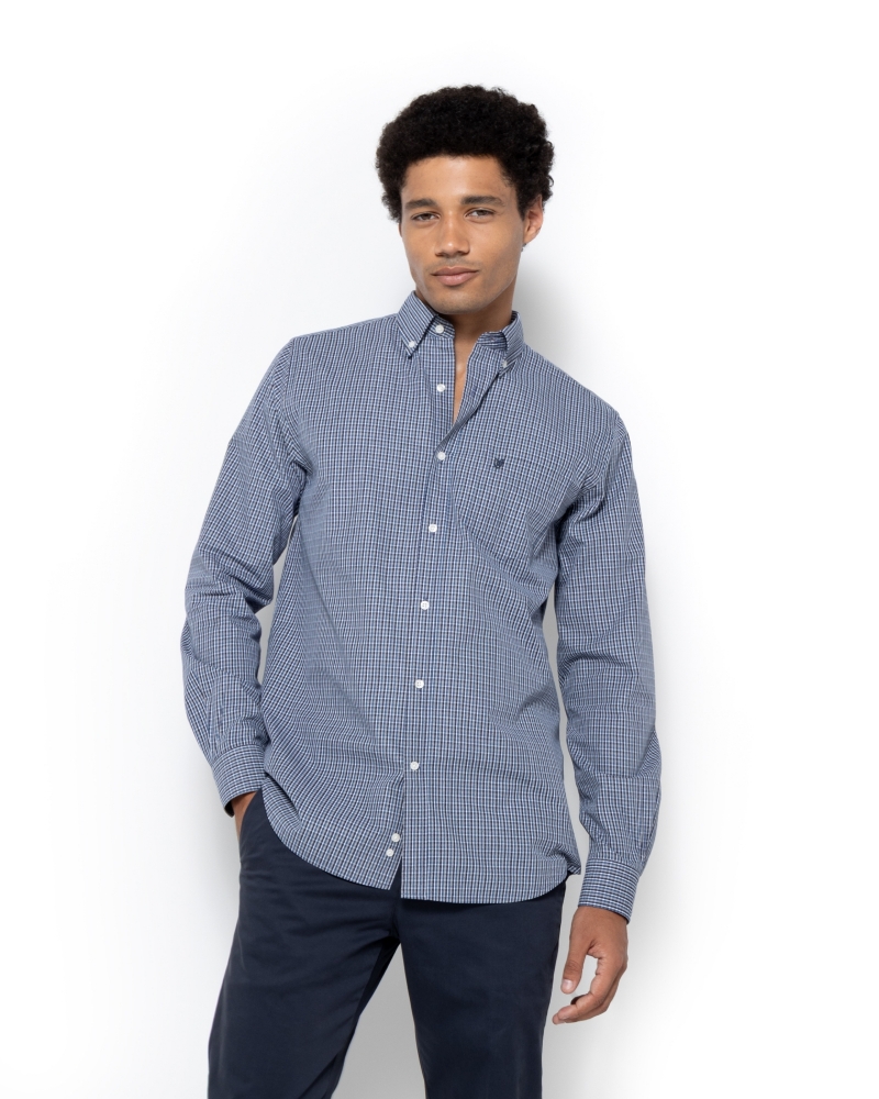 ΠΟΥΚΑΜΙΣΟ CHESTER ΠΟΠΛΙΝΑ ΜΠΛΕ