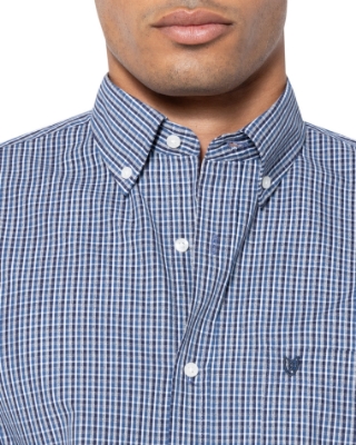 ΠΟΥΚΑΜΙΣΟ CHESTER ΠΟΠΛΙΝΑ ΜΠΛΕ thumb