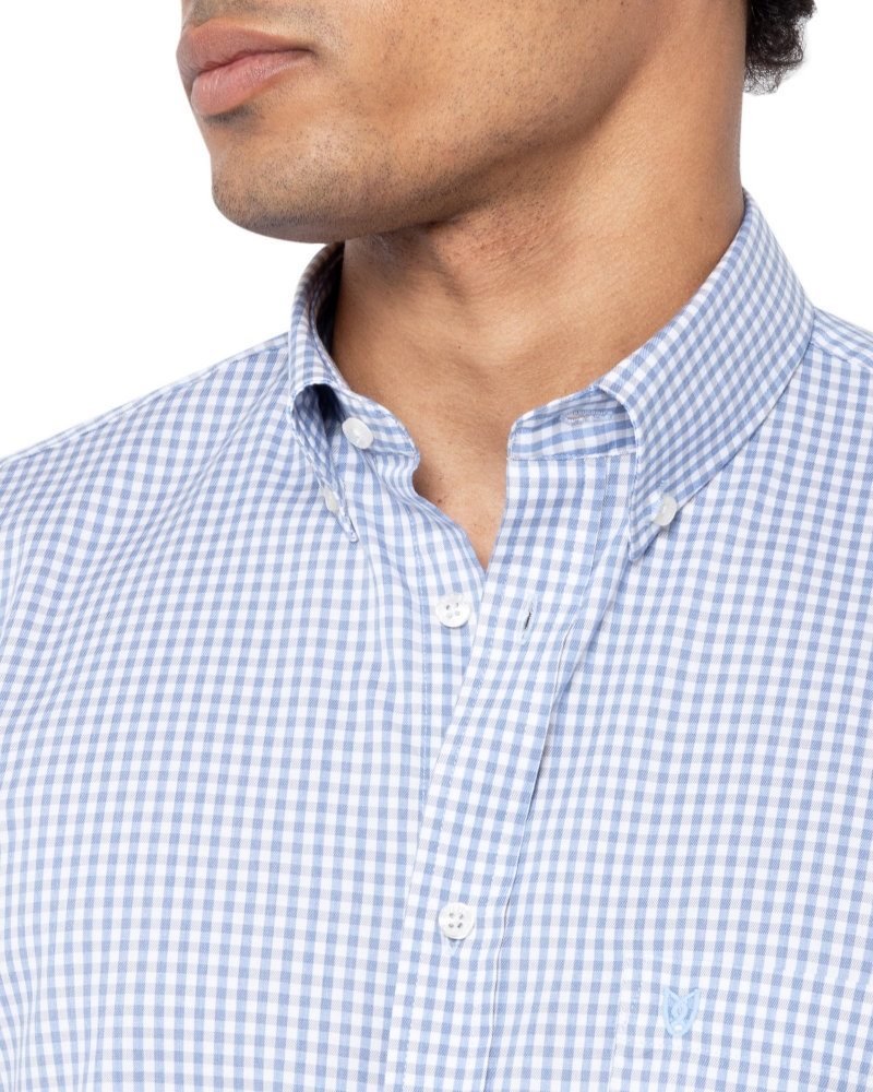 ΠΟΥΚΑΜΙΣΟ TWILL REGULAR LIGHT BLUE