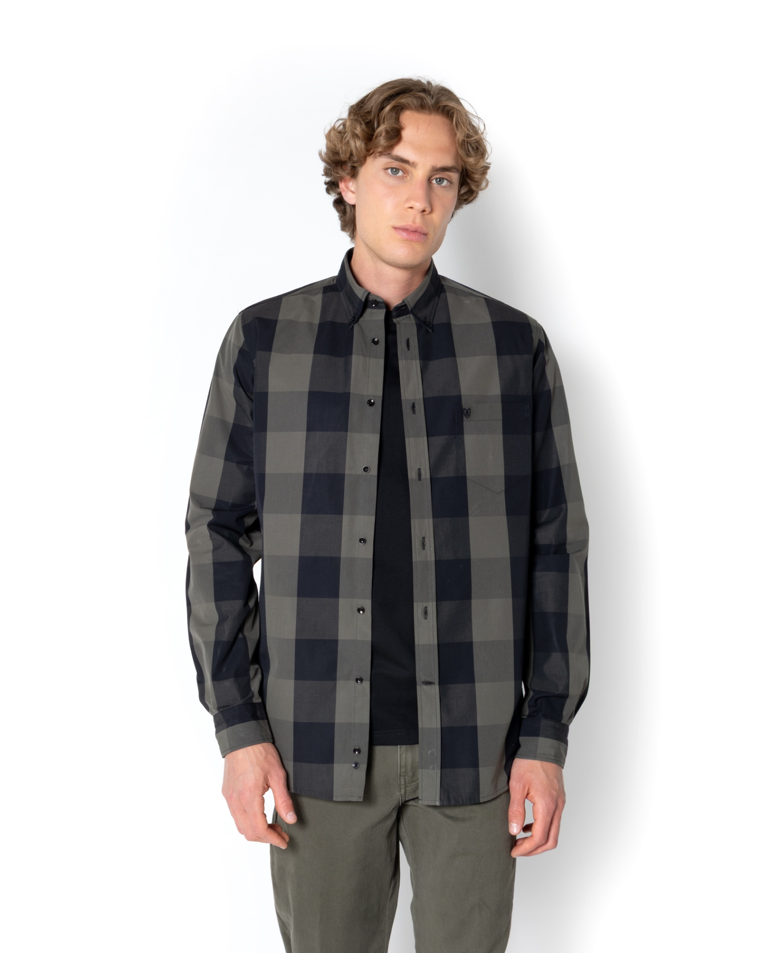 ΠΟΥΚΑΜΙΣΟ ΚΑΡΟ ΠΟΠΛΙΝΑ REGULAR FIT