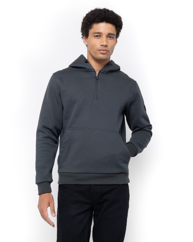 ΦΟΥΤΕΡ HALF ZIP ΓΚΡΙ