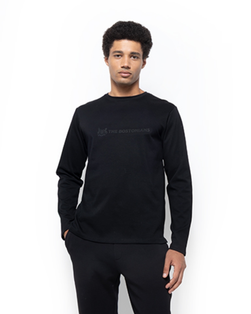 ΜΠΛΟΥΖΑ T-SHIRT REGULAR FIT ΜΑΥΡΟ
