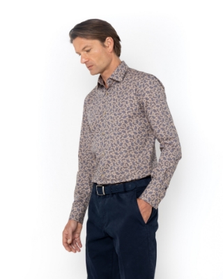 ΑΝΔΡΙΚΟ ΠΟΥΚΑΜΙΣΟ, DIGITAL PRINT, ΠΟΠΛΙΝΑ, SLIM FIT thumb