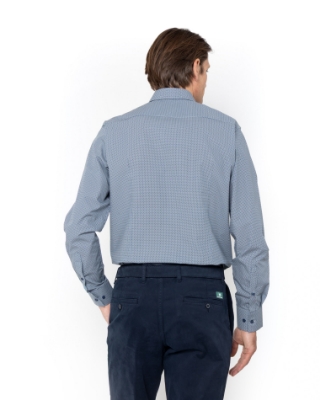 ΑΝΔΡΙΚΟ ΠΟΥΚΑΜΙΣΟ, DIGITAL PRINT, ΠΟΠΛΙΝΑ, SLIM FIT thumb