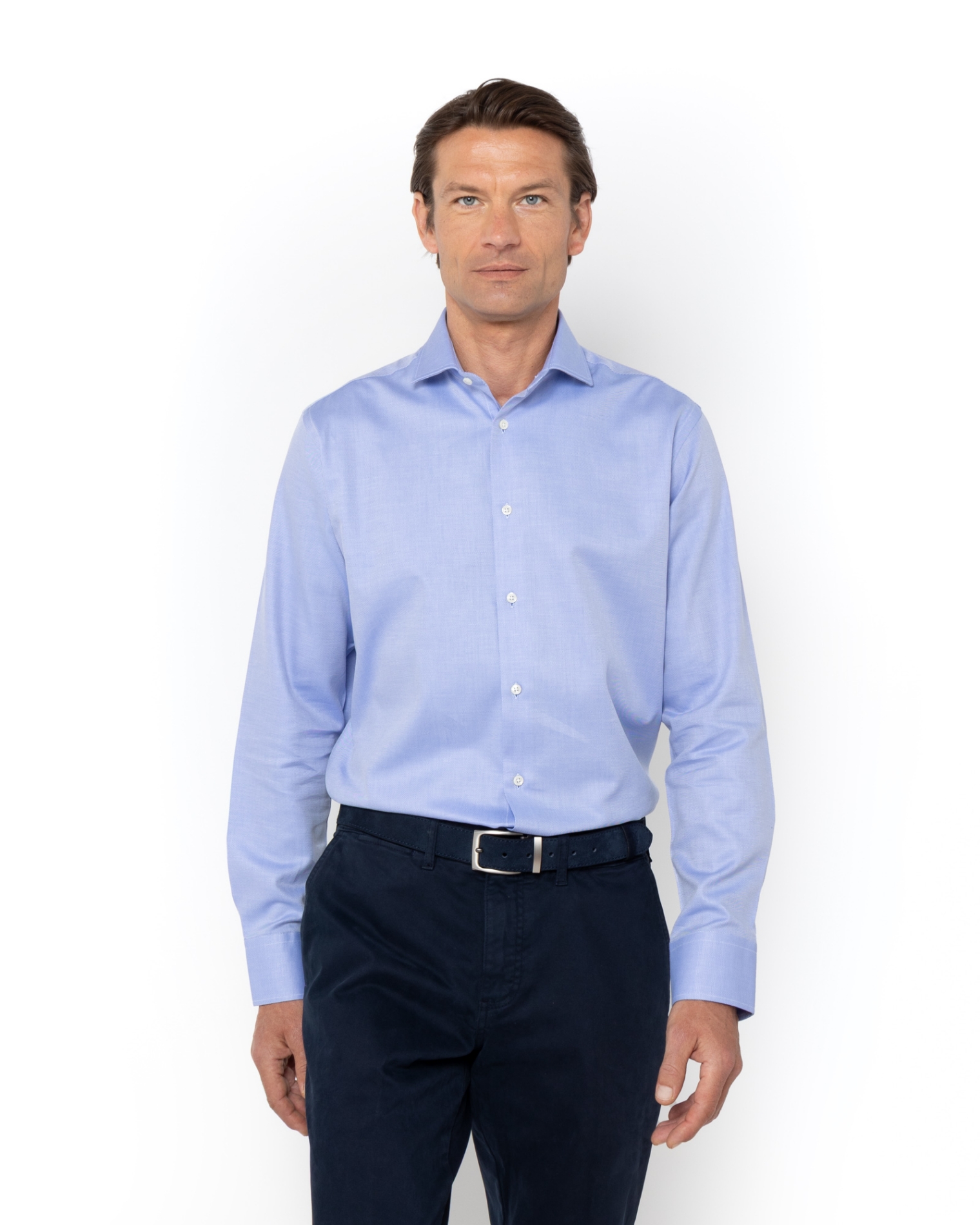 ΑΝΔΡΙΚΟ TWILL CUSTOM FIT ΓΑΛΑΖΙΟ