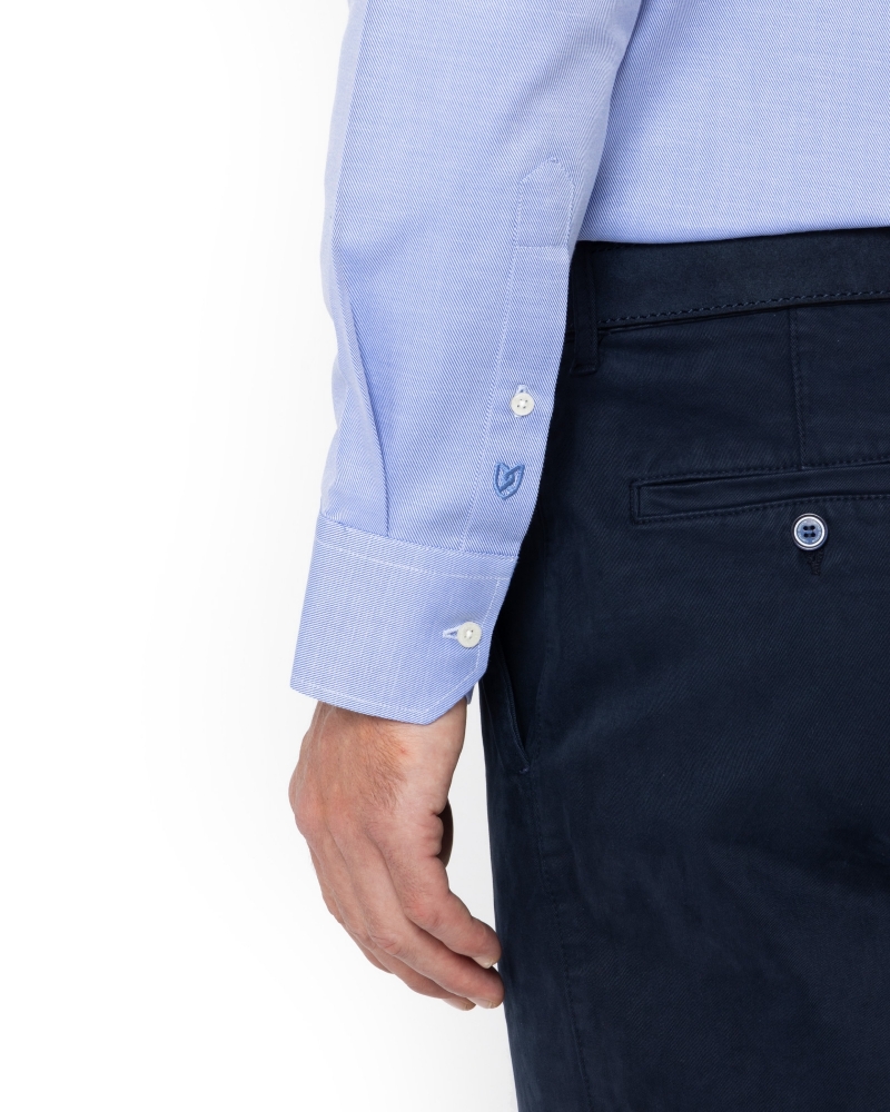 ΑΝΔΡΙΚΟ TWILL CUSTOM FIT ΓΑΛΑΖΙΟ