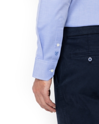 ΑΝΔΡΙΚΟ TWILL CUSTOM FIT ΓΑΛΑΖΙΟ thumb
