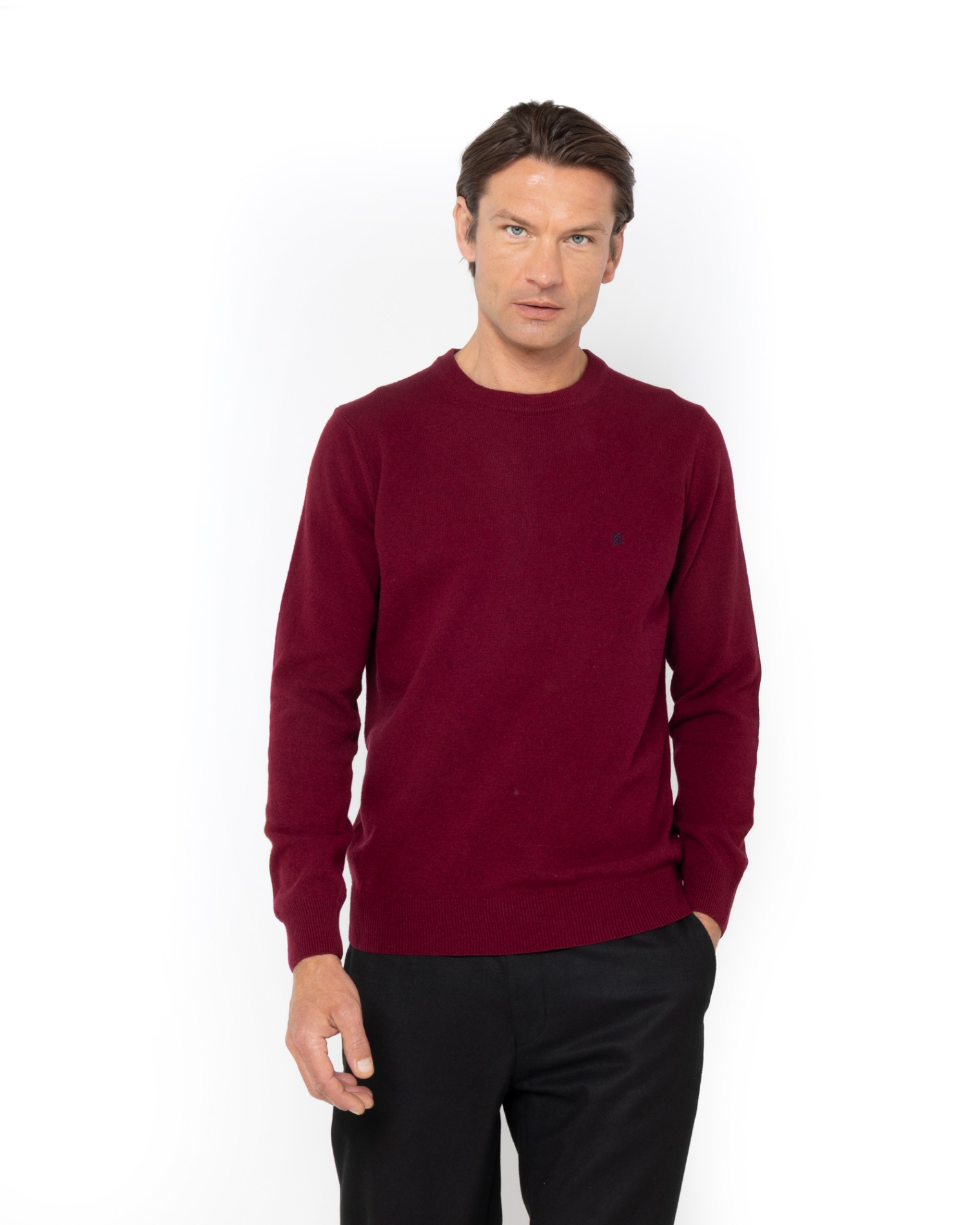 ΑΝΔΡΙΚΟ ΠΛΕΚΤΟ LAMBSWOOL ΛΑΙΜΟΚΟΨΗ ΜΠΟΡΝΤΟ