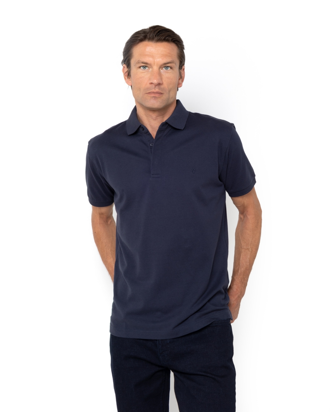 ΑΝΔΡΙΚΟ LEGACY ΠΟΛΟ PIQUE REGULAR FIT ΜΠΛΕ