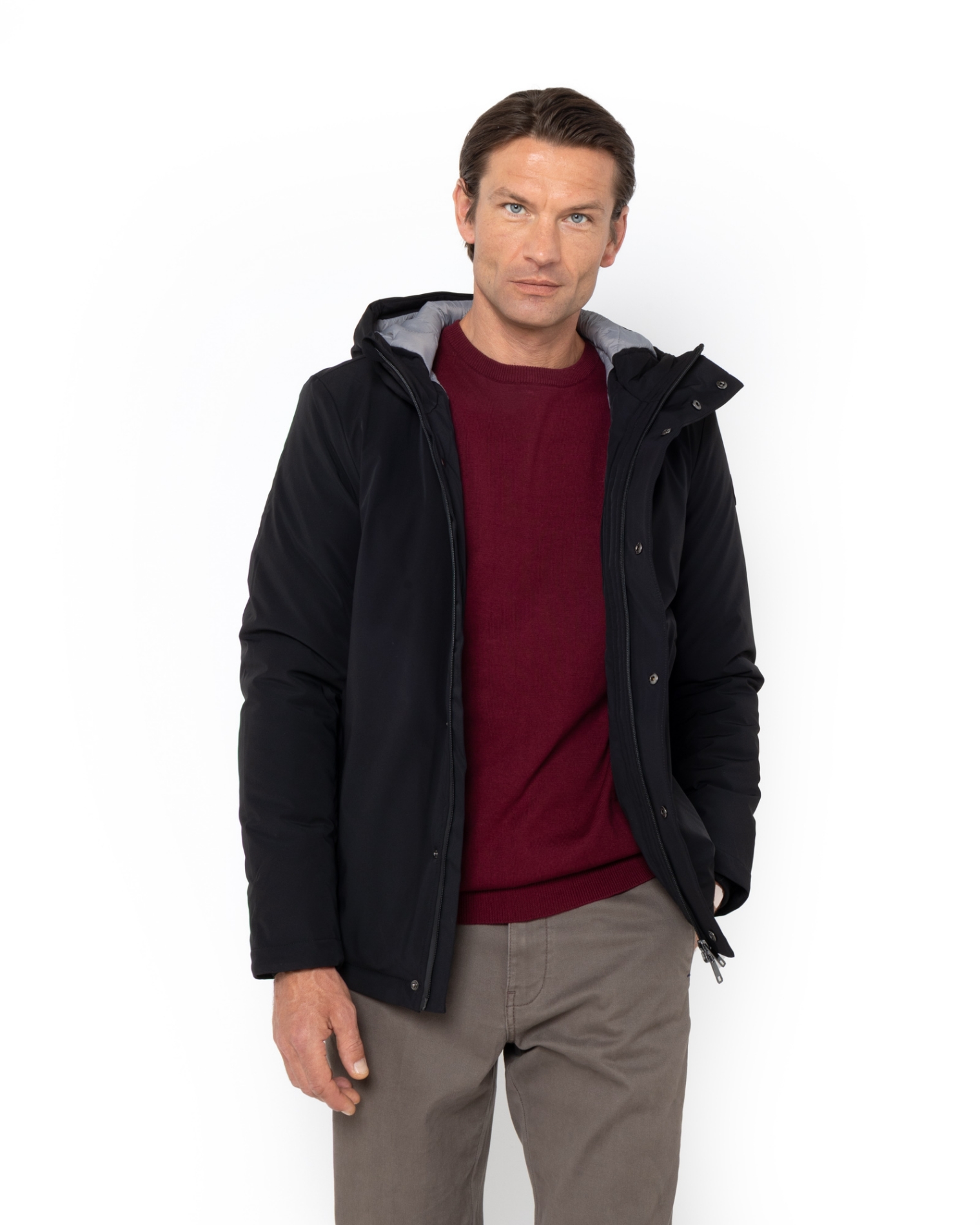 ΑΝΔΡΙΚΟ ΜΠΟΥΦΑΝ ΜΑΥΡΟ REGULAR FIT