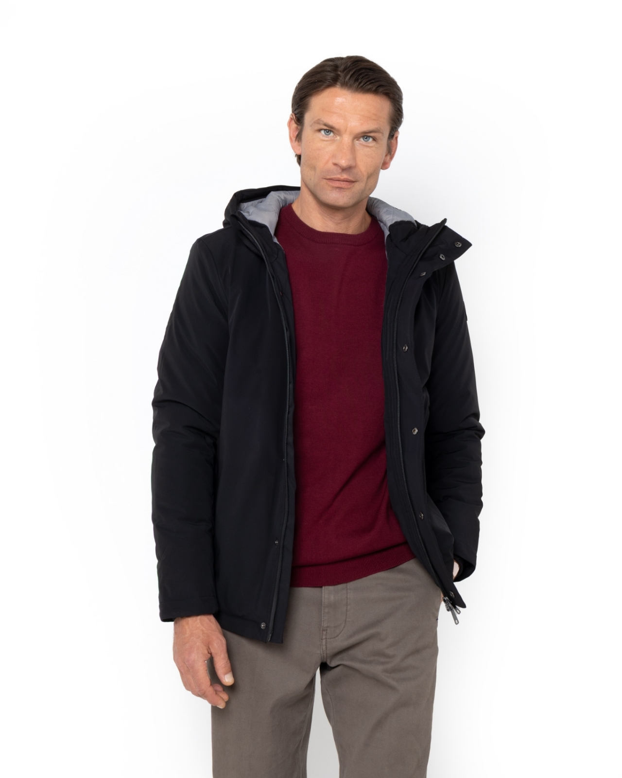 ΑΝΔΡΙΚΟ ΜΠΟΥΦΑΝ ΜΑΥΡΟ REGULAR FIT