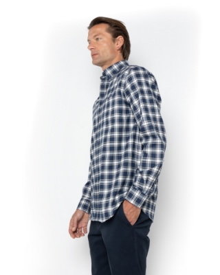 ΑΝΔΡΙΚΟ ΠΟΥΚΑΜΙΣΟ ΚΑΡΟ TWILL REGULAR FIT thumb