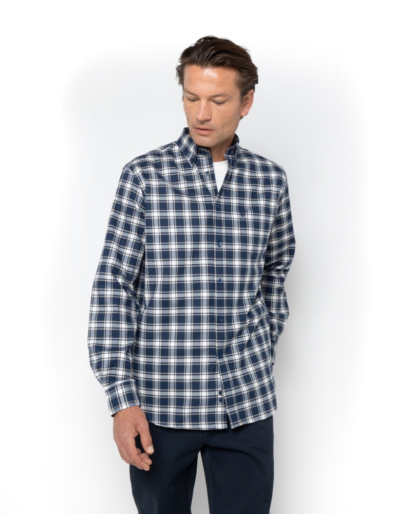 ΑΝΔΡΙΚΟ ΠΟΥΚΑΜΙΣΟ ΚΑΡΟ TWILL REGULAR FIT