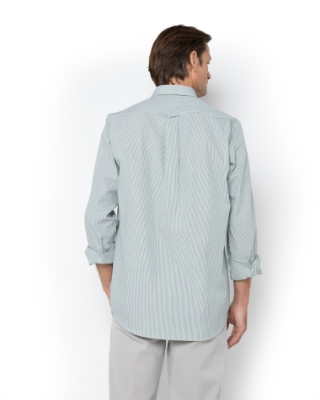 ΑΝΔΡΙΚΟ ΠΟΥΚΑΜΙΣΟ ΡΙΓΕΣ ΠΟΠΛΙΝΑ REGULAR FIT thumb