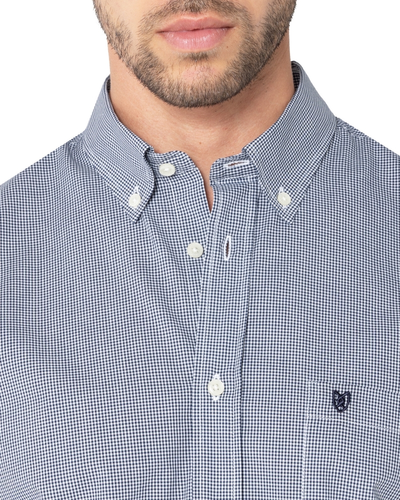 ΑΝΔΡΙΚΟ ΠΟΥΚΑΜΙΣΟ ΚΑΡΟ ΠΟΠΛΙΝΑ ΜΠΛΕ