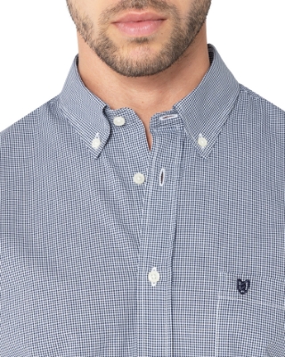 ΑΝΔΡΙΚΟ ΠΟΥΚΑΜΙΣΟ ΚΑΡΟ ΠΟΠΛΙΝΑ ΜΠΛΕ thumb