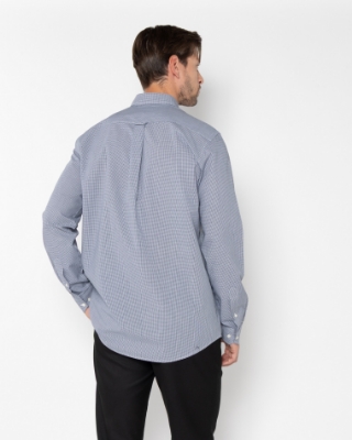 ΑΝΔΡΙΚΟ ΠΟΥΚΑΜΙΣΟ ΚΑΡΟ ΠΟΠΛΙΝΑ ΜΠΛΕ thumb