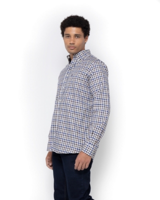 ΑΝΔΡΙΚΟ ΠΟΥΚΑΜΙΣΟ ΚΑΡΟ TWILL REGULAR FIT thumb