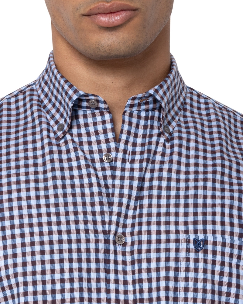 ΑΝΔΡΙΚΟ ΠΟΥΚΑΜΙΣΟ ΚΑΡΟ TWILL REGULAR FIT