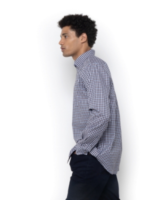 ΑΝΔΡΙΚΟ ΠΟΥΚΑΜΙΣΟ ΚΑΡΟ TWILL REGULAR FIT thumb