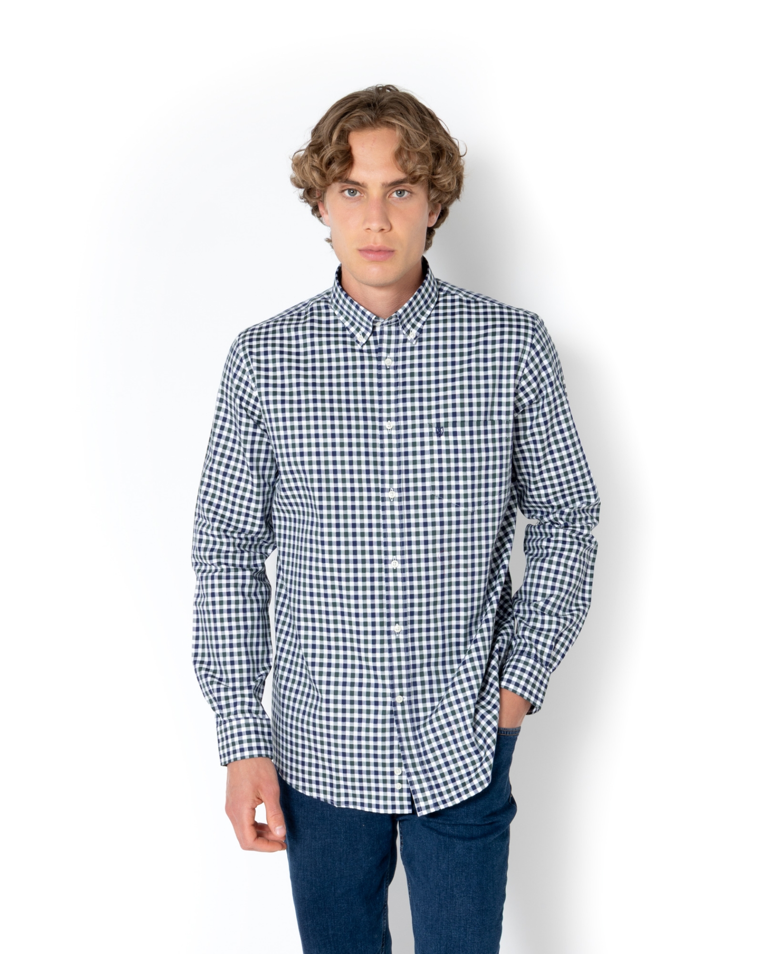 ΑΝΔΡΙΚΟ ΠΟΥΚΑΜΙΣΟ ΚΑΡΟ TWILL REGULAR FIT