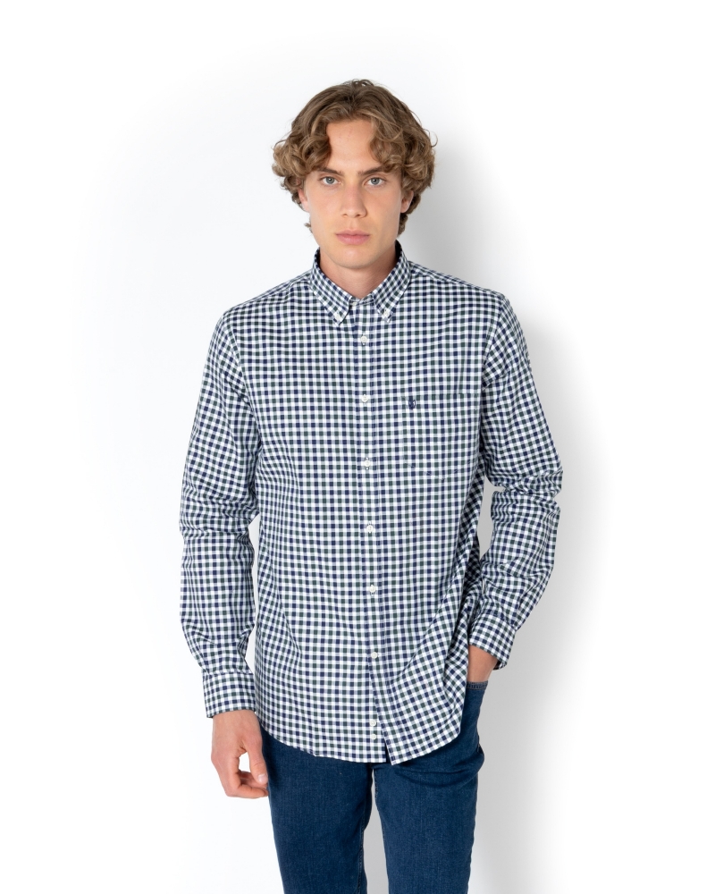 ΑΝΔΡΙΚΟ ΠΟΥΚΑΜΙΣΟ ΚΑΡΟ TWILL REGULAR FIT
