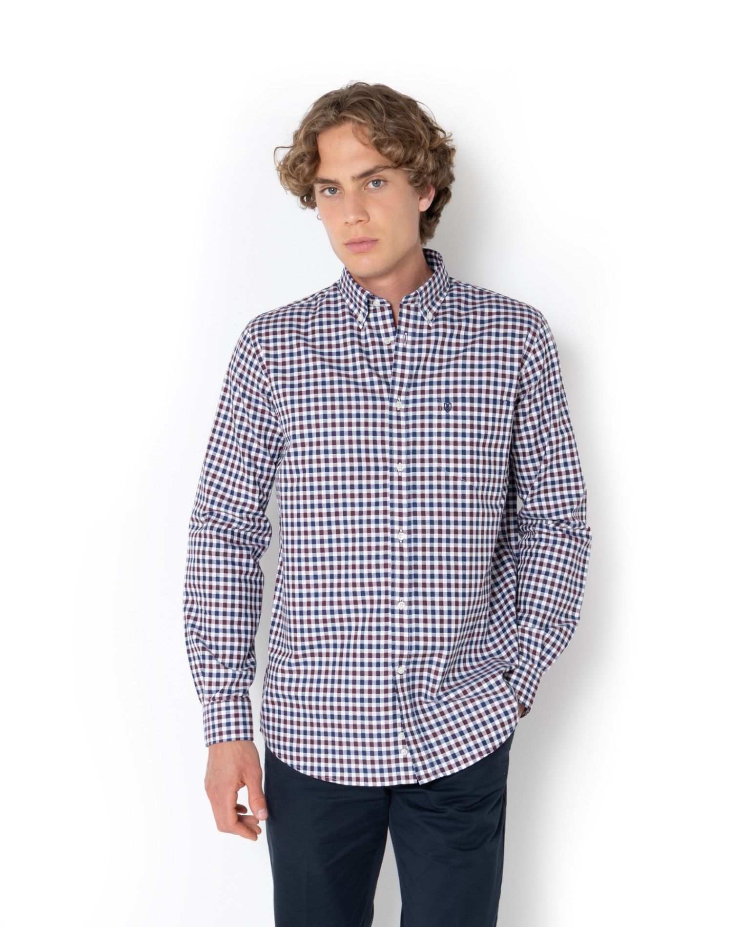 ΑΝΔΡΙΚΟ ΠΟΥΚΑΜΙΣΟ ΚΑΡΟ TWILL REGULAR FIT