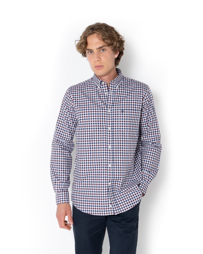 ΑΝΔΡΙΚΟ ΠΟΥΚΑΜΙΣΟ ΚΑΡΟ TWILL REGULAR FIT
