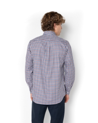 ΑΝΔΡΙΚΟ ΠΟΥΚΑΜΙΣΟ ΚΑΡΟ TWILL REGULAR FIT thumb