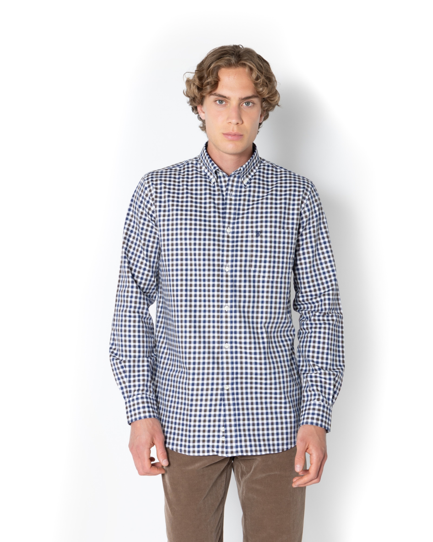 ΑΝΔΡΙΚΟ ΠΟΥΚΑΜΙΣΟ ΚΑΡΟ TWILL REGULAR FIT