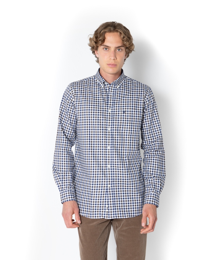 ΑΝΔΡΙΚΟ ΠΟΥΚΑΜΙΣΟ ΚΑΡΟ TWILL REGULAR FIT