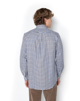 ΑΝΔΡΙΚΟ ΠΟΥΚΑΜΙΣΟ ΚΑΡΟ TWILL REGULAR FIT thumb