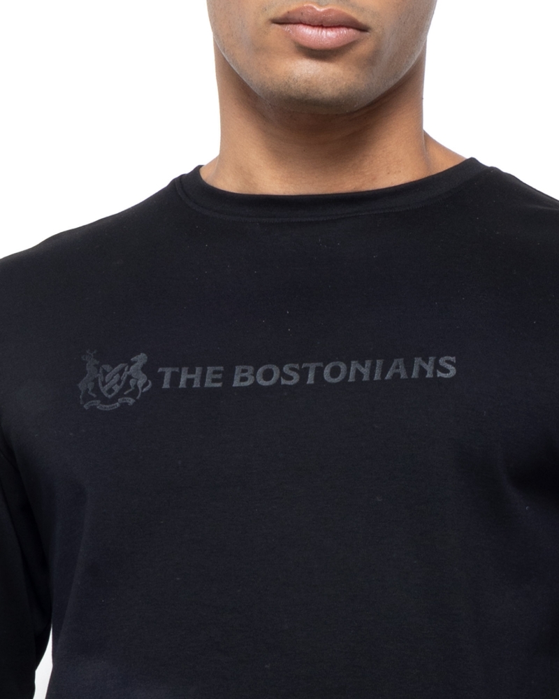 ΜΠΛΟΥΖΑ T-SHIRT REGULAR FIT ΜΑΥΡΟ