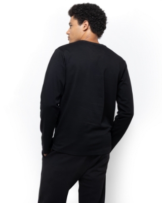 	ΜΠΛΟΥΖΑ T-SHIRT REGULAR FIT ΜΑΥΡΟ thumb