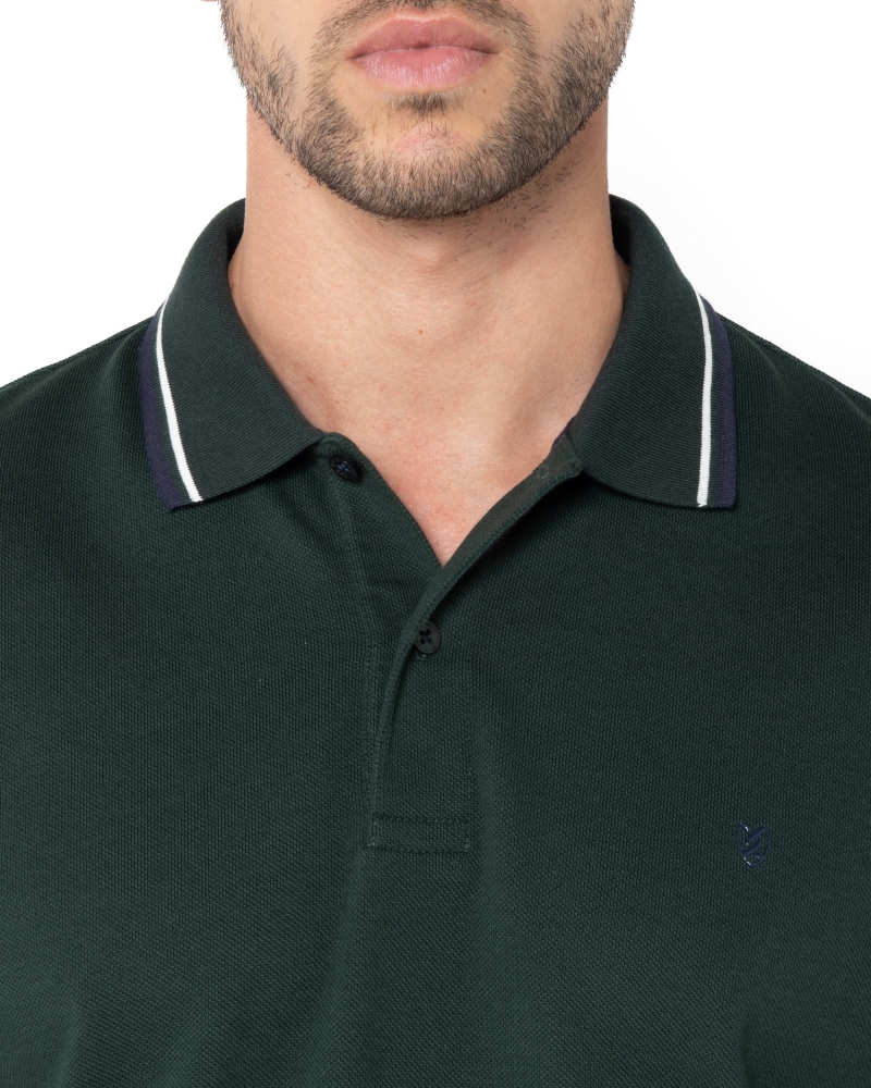 ΜΠΛΟΥΖΑ POLO PIQUE REGULAR FIT ΠΡΑΣΙΝΟ