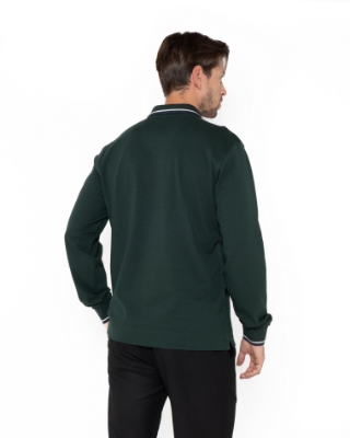 ΜΠΛΟΥΖΑ POLO PIQUE REGULAR FIT ΠΡΑΣΙΝΟ thumb