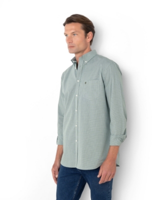 	ΠΟΥΚΑΜΙΣΟ ΚΑΡΟ ΠΟΠΛΙΝΑ REGULAR FIT thumb