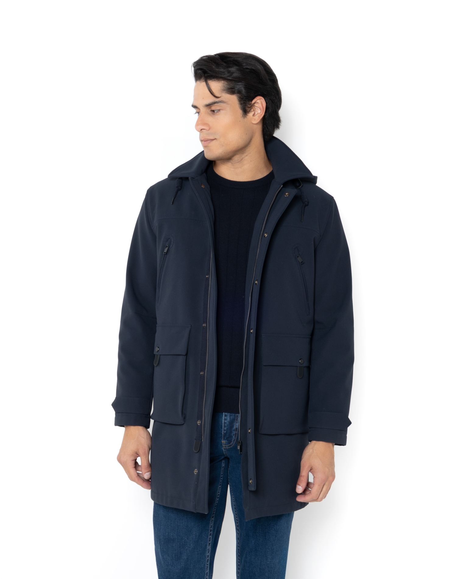 ΑΝΔΡΙΚΟ MΠΟΥΦΑΝ PARKA REGULAR FIT ΜΠΛΕ
