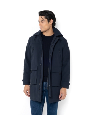 ΑΝΔΡΙΚΟ MΠΟΥΦΑΝ PARKA REGULAR FIT ΜΠΛΕ thumb