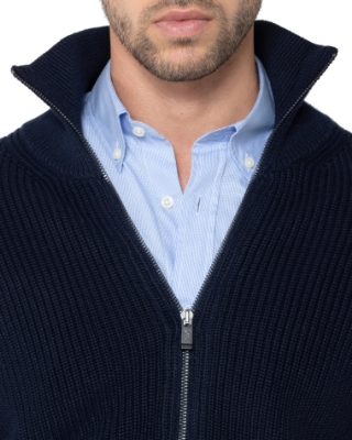 ΜΠΛΕ ΑΝΔΡΙΚΗ ΠΛΕΚΤΗ ΖΑΚΕΤΑ REGULAR FIT thumb