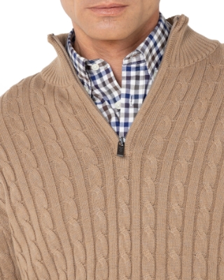 ΑΝΔΡΙΚΟ ΠΛΕΚΤΟ HALF-ZIP ΚΑΜΗΛΟ thumb