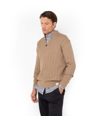 ΑΝΔΡΙΚΟ ΠΛΕΚΤΟ HALF-ZIP ΚΑΜΗΛΟ thumb