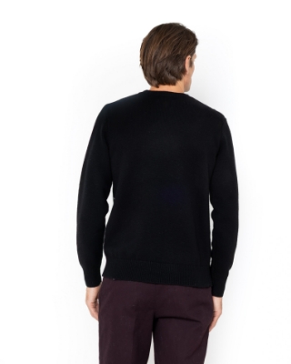 ΠΛΕΚΤΟ JAQUARD ΛΑΙΜΟΚΟΨΗ REGULAR FIT thumb