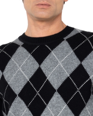 ΠΛΕΚΤΟ JAQUARD ΛΑΙΜΟΚΟΨΗ REGULAR FIT thumb