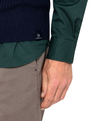 	ΠΛΕΚΤΟ ΑΜΑΝΙΚΟ REGULAR FIT ΜΠΛΕ thumb