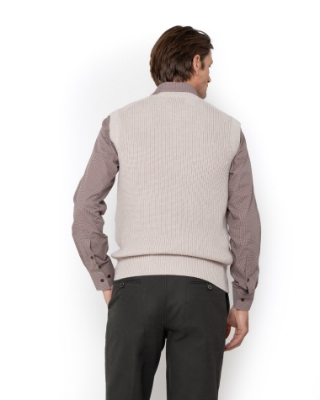 	ΠΛΕΚΤΟ ΑΜΑΝΙΚΟ REGULAR FIT ΕΚΡΟΥ thumb