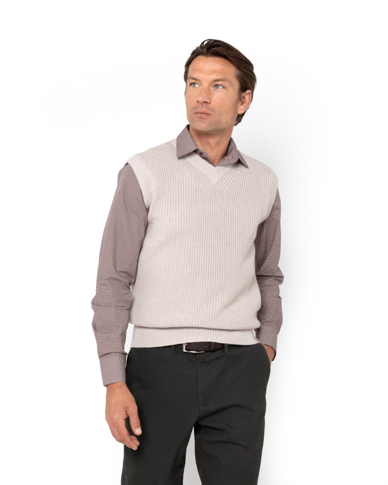 	ΠΛΕΚΤΟ ΑΜΑΝΙΚΟ REGULAR FIT ΕΚΡΟΥ