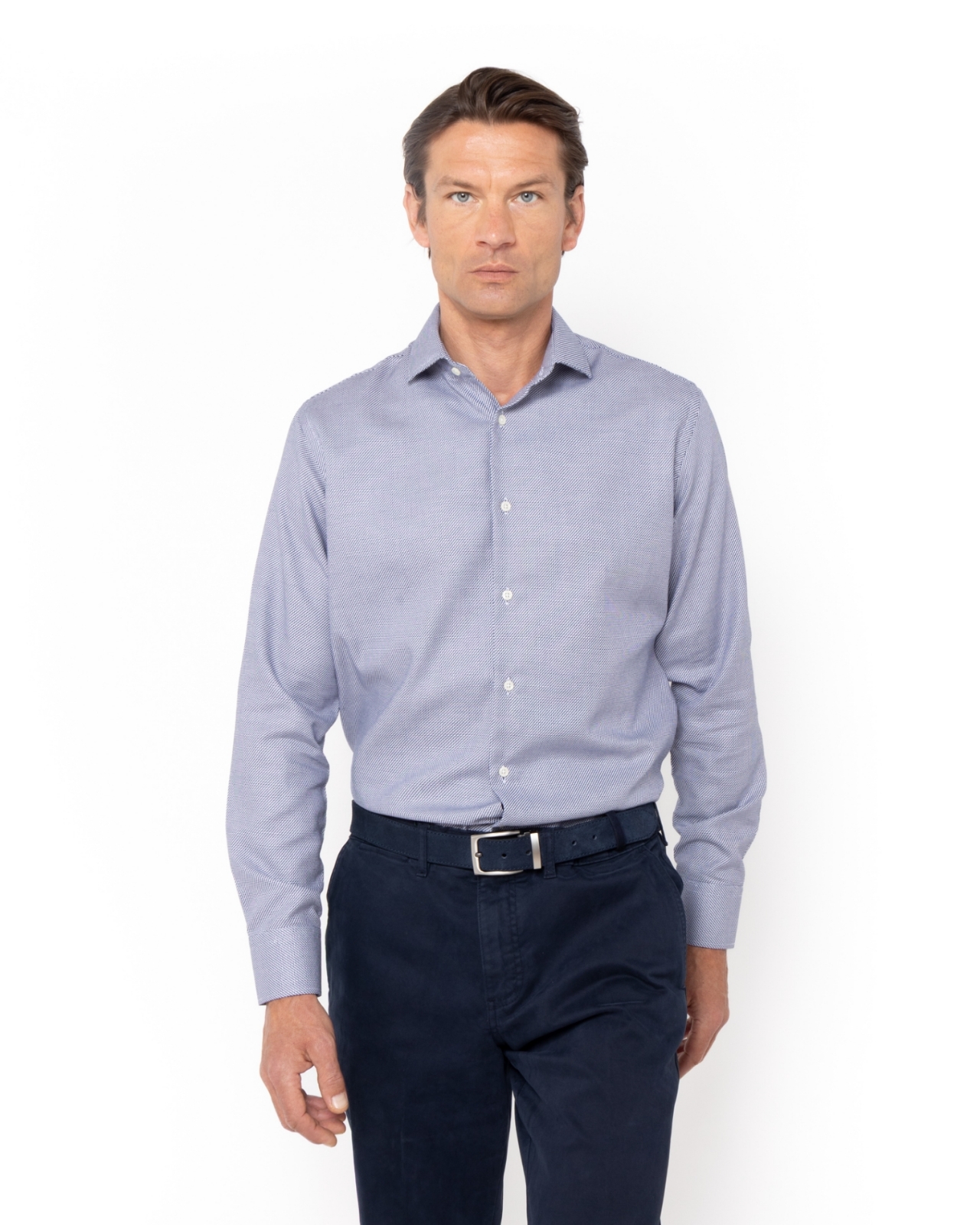 ΑΝΔΡΙΚΟ ΠΟΥΚΑΜΙΣΟ ΜΙΚΡΟΣΧΕΔΙΟ CUSTOM FIT